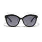 MARLENE resirkulerte katteøyne-solbriller svart