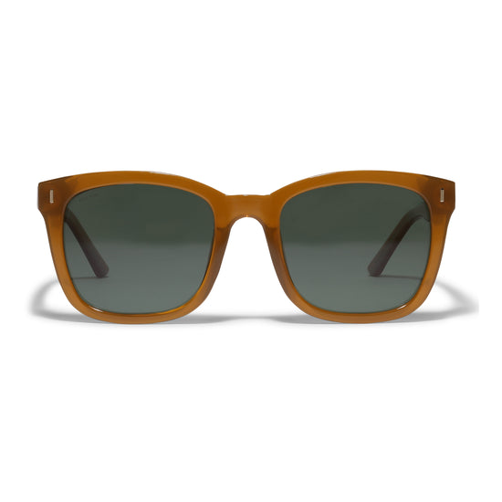 KATYA ikoniske retro solbriller karamellbrun