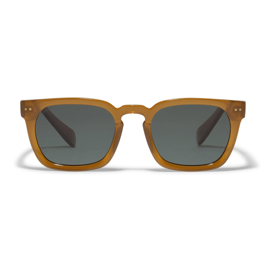 ELETTRA ikonische Retro-Sonnenbrille karamellbraun