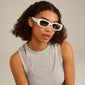YANSEL recycled solbriller, hvid