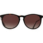 Sahara sunglasses in tortoise brown, featuring recycled acetate frames and UV400 protection, ideal for everyday wear. Comes with a sustainable pouch from Pilgrim.