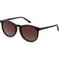 SAHARA sunglasses tortoise brown: Stylish sunglasses with dark lenses, perfect for everyday wear, offering UV400 protection, made from recycled acetate with a sustainable pouch.