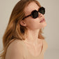 KIMANI resirkulerte solbriller, skilpaddemønstret, brun