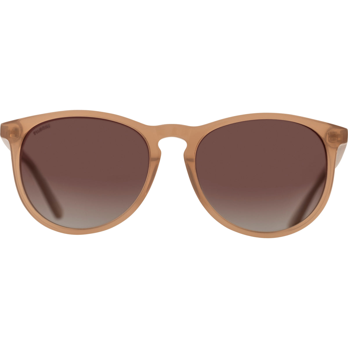 SAHARA sunglasses rose featuring sleek, minimalist design with slender frames, perfect for any occasion. Made of recycled acetate, offering UVA/UVB protection.