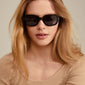 NELLA recycled sunglasses black/gold