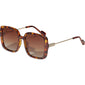 ALIET solbriller, skilpaddemønstret, brun/gull