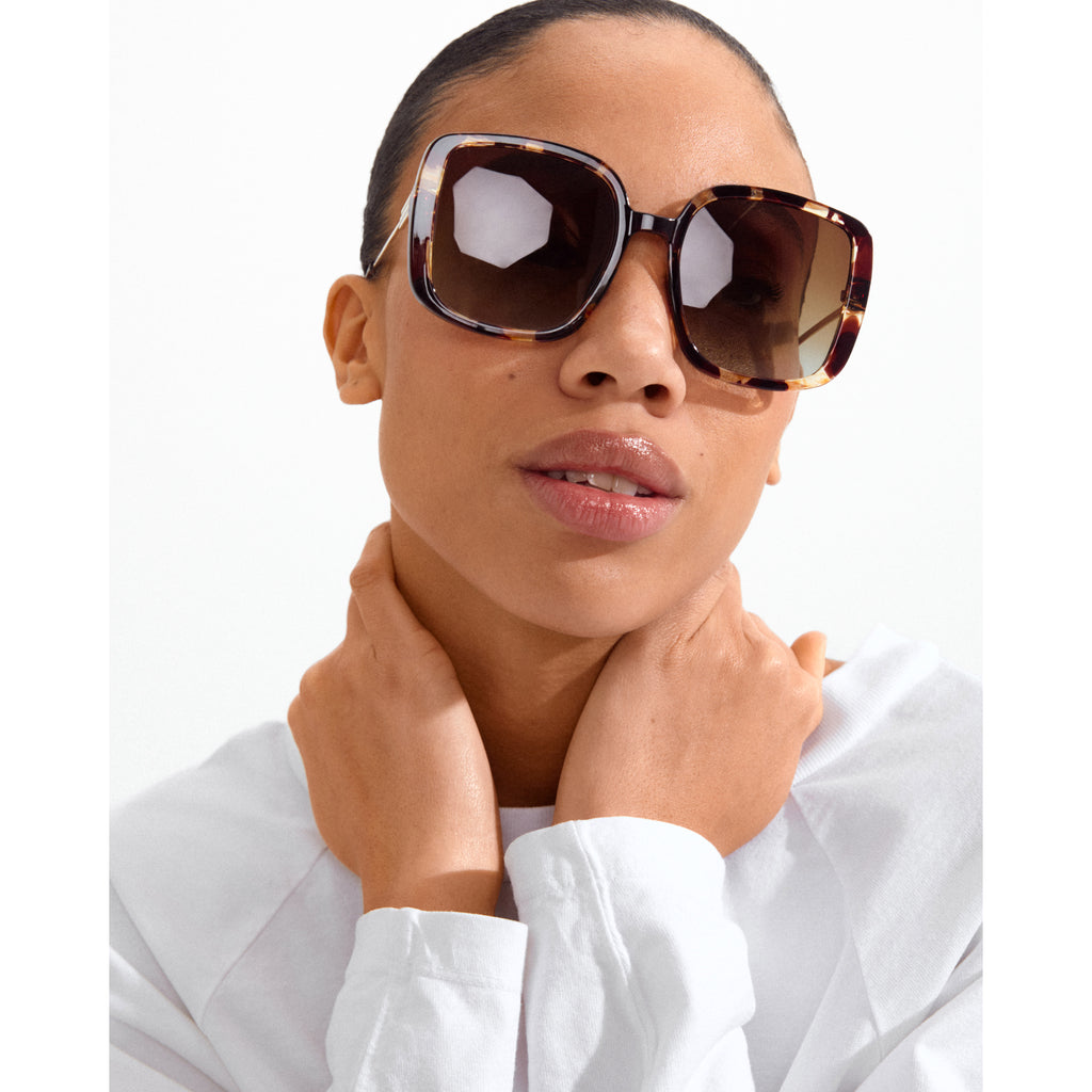 ALIET Sonnenbrille Schildpatt-Braun/Gold