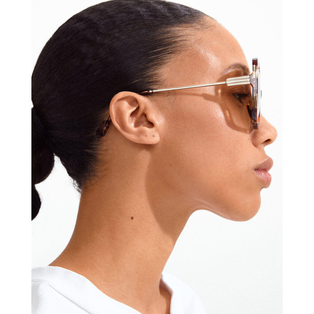ALIET Sonnenbrille Schildpatt-Braun/Gold