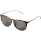 VANILLE sunglasses with tortoise brown and gold frame, featuring metal temples. Versatile and stylish, perfect for enhancing your summer look with Pilgrim's signature elegance.