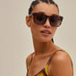 KATYA recycled sunglasses tortoise brown/gold