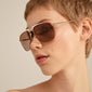 YANARA sunglasses brown/gold