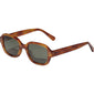 NELLA resirkulerte solbriller, skilpaddemønstret, brun/gull