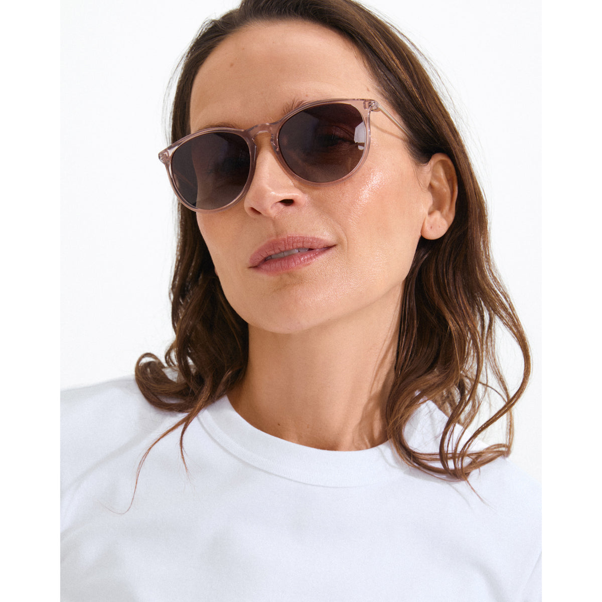 VANILLE Sonnenbrille Hellbraun/Gold