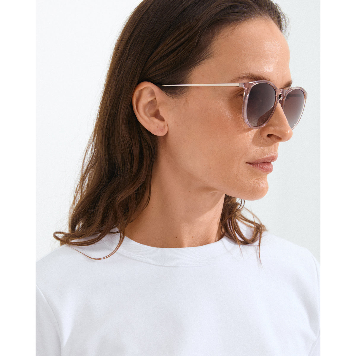 VANILLE Sonnenbrille Hellbraun/Gold