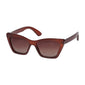 DAKOTA angular cat-eye shaped sunglasses brown