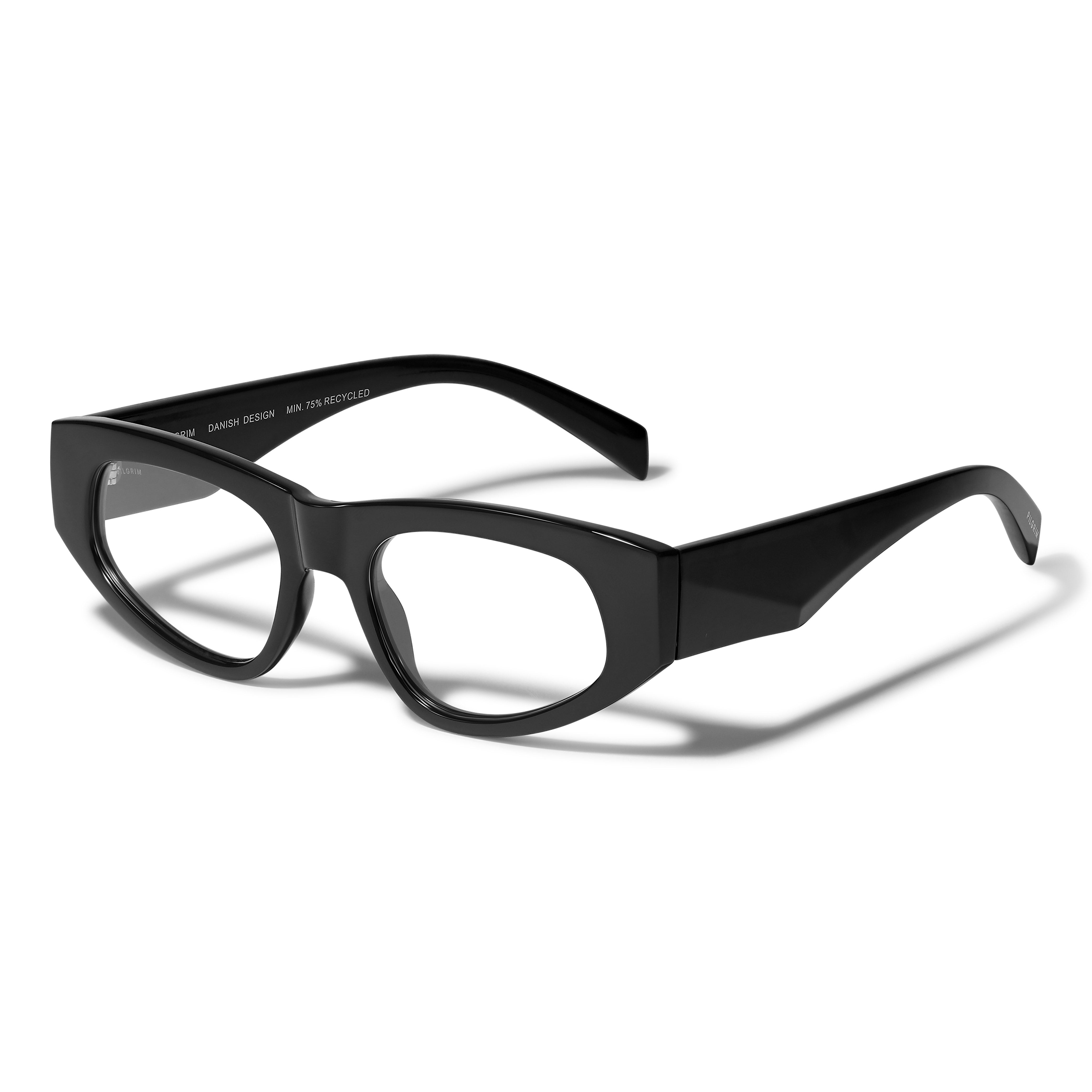 JUNIE solbriller sort/transparent