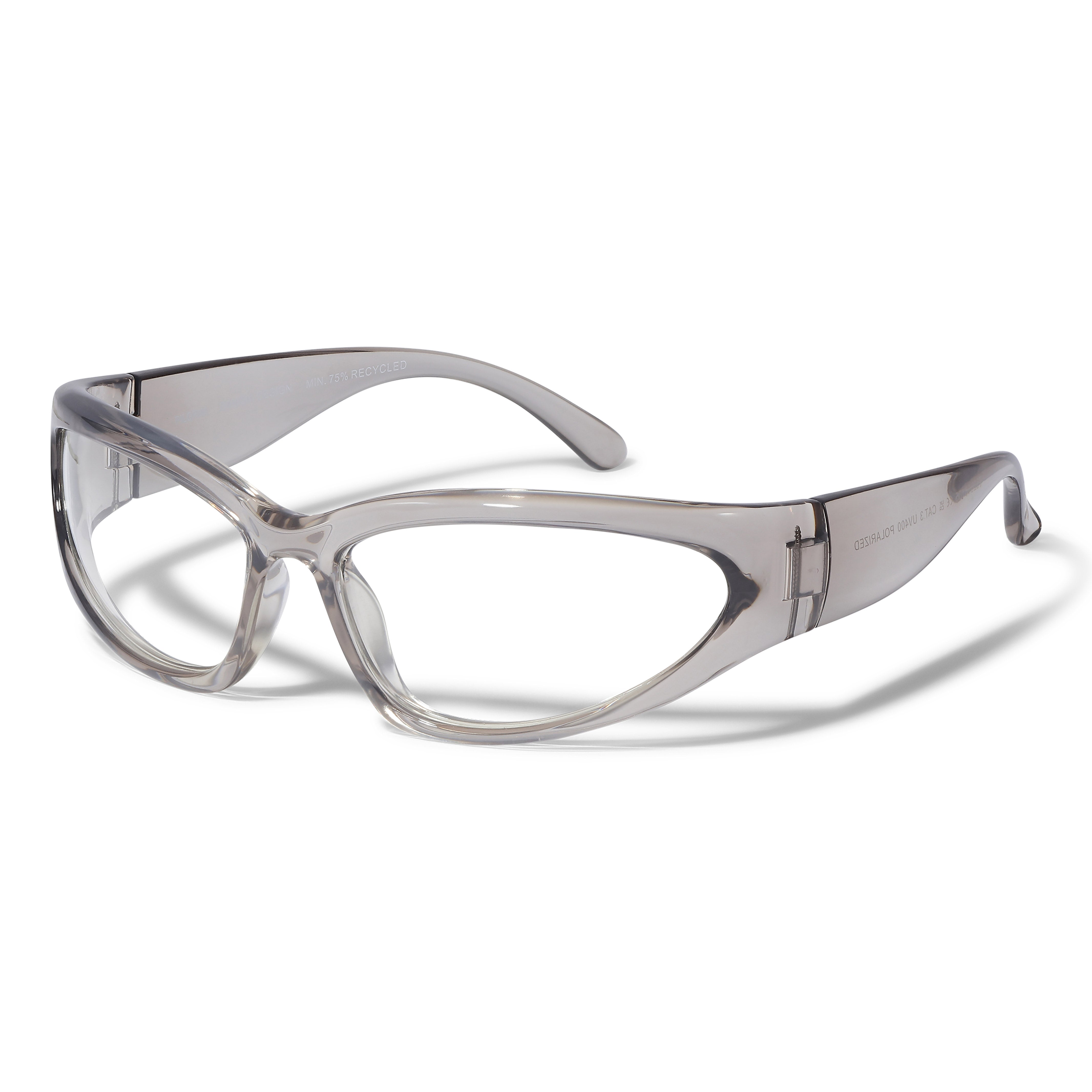 BRYAR solbriller grå/transparent