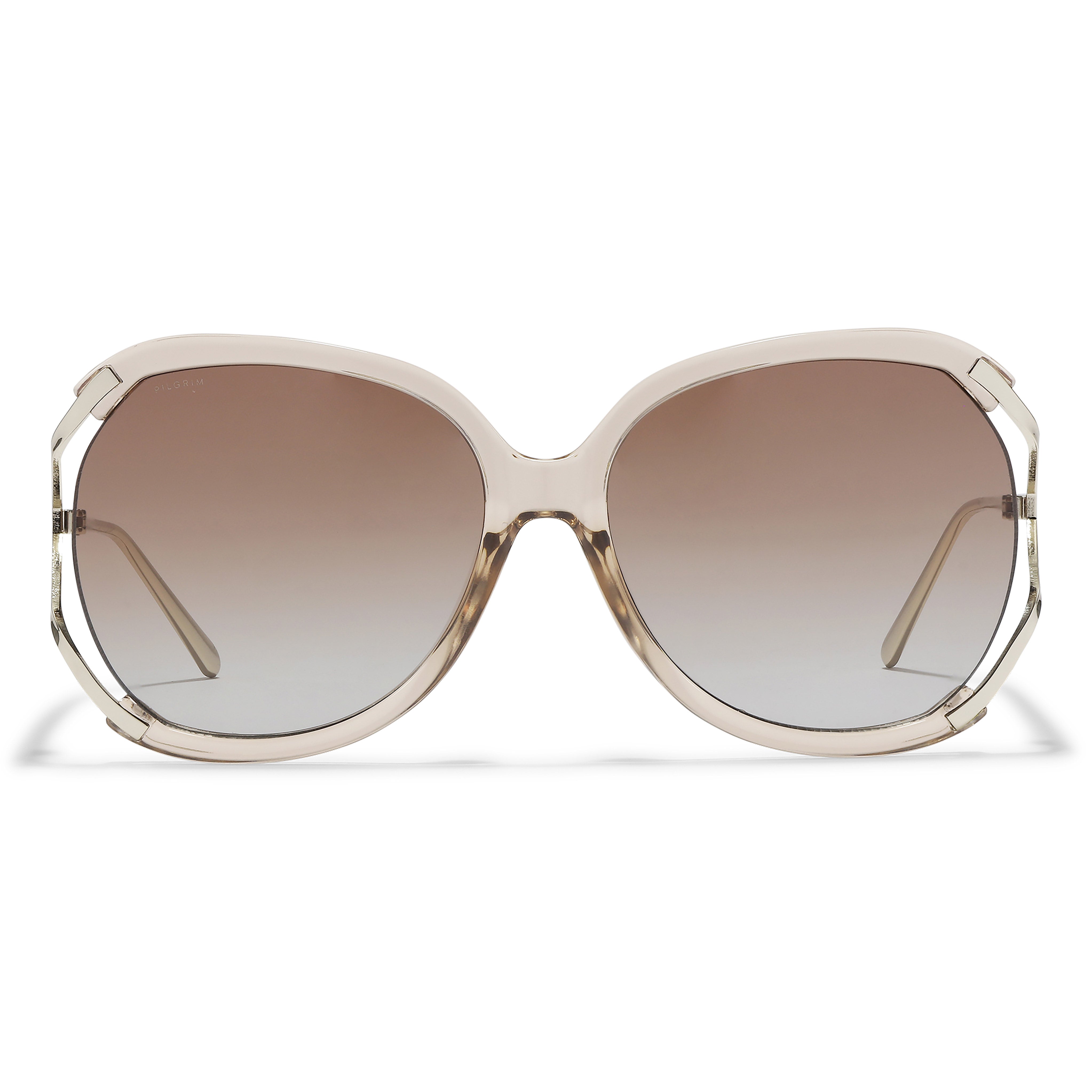 HELLA solglasögon ljusbrun/guld