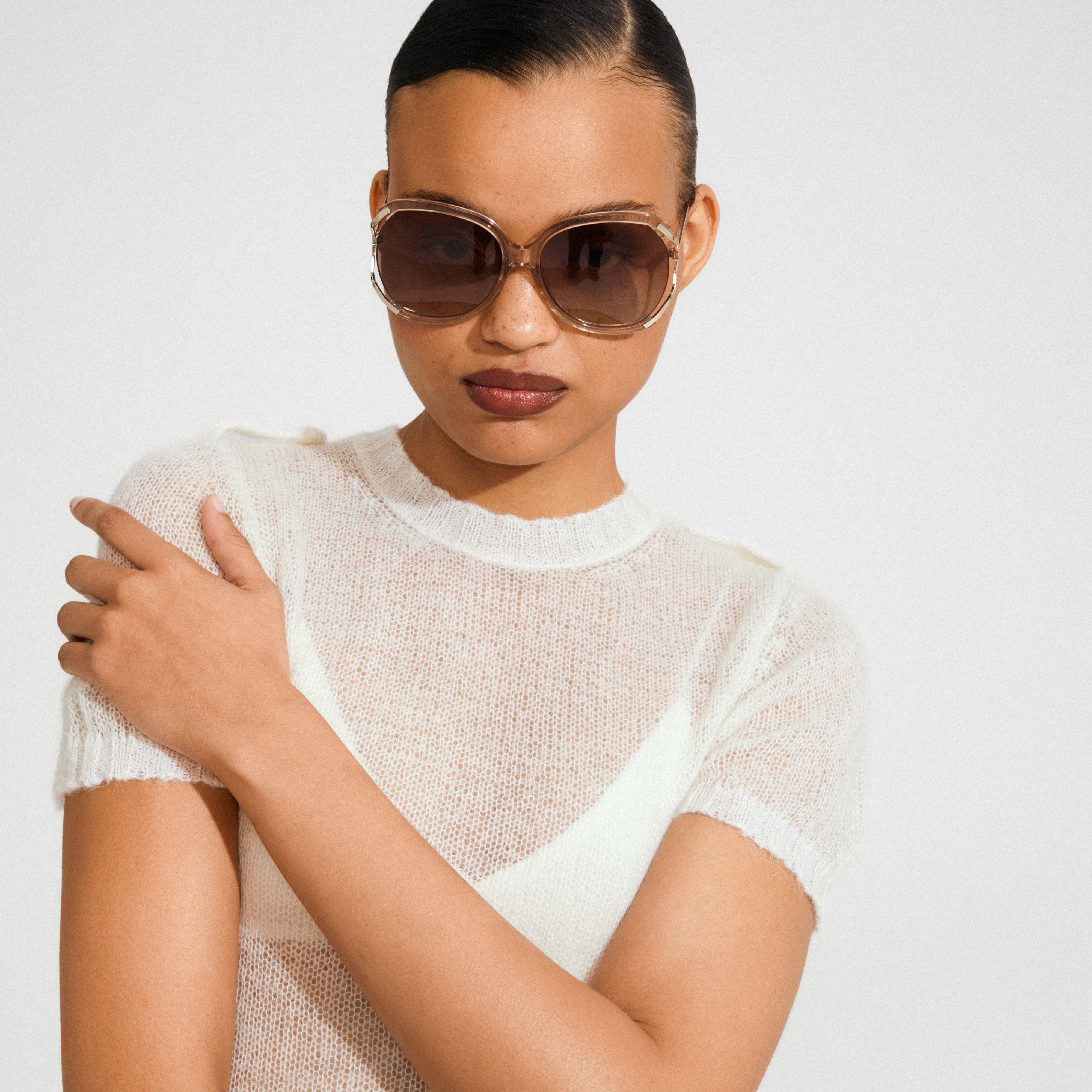 HELLA sunglasses light brown/gold – Pilgrim