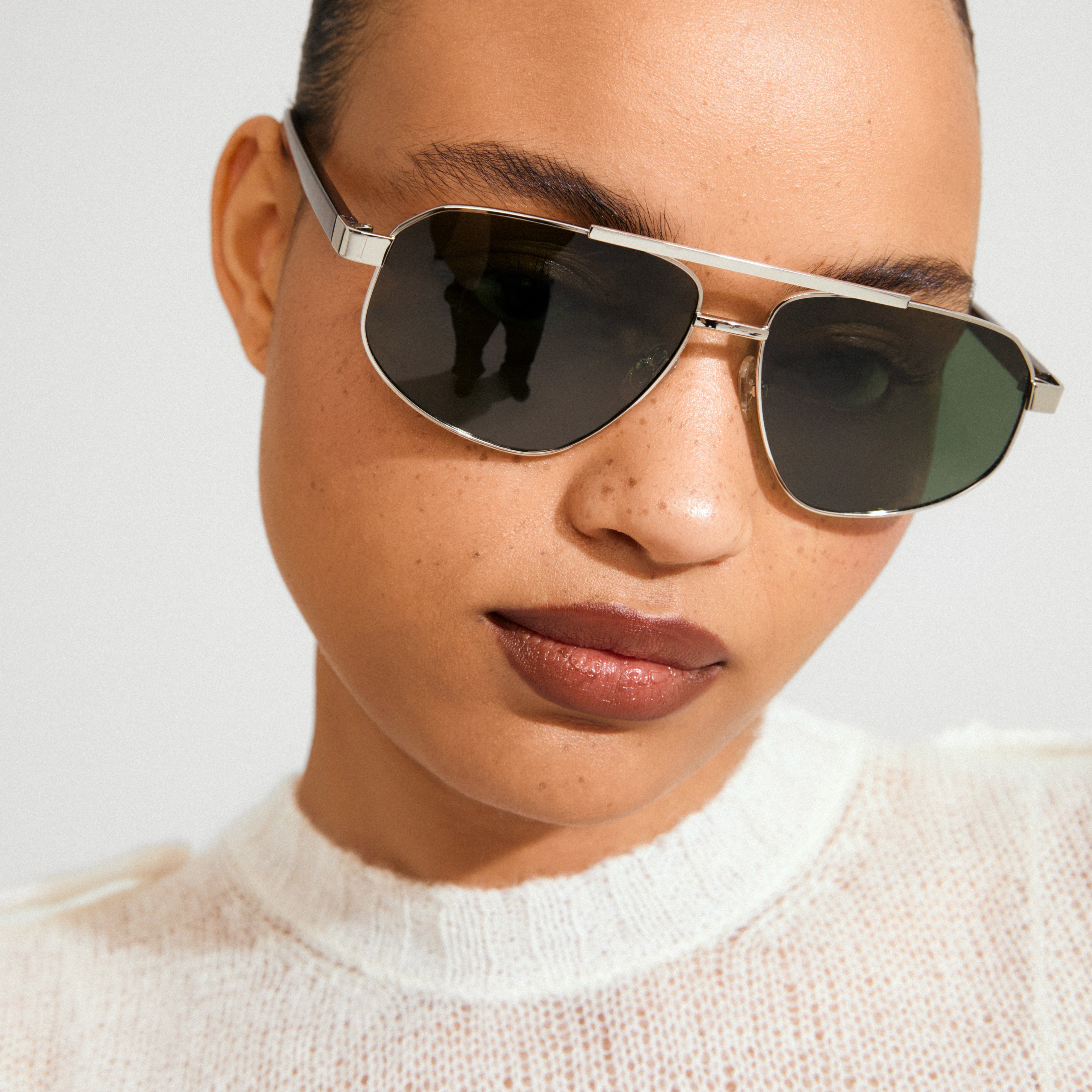 CAI solglasögon brun/silver