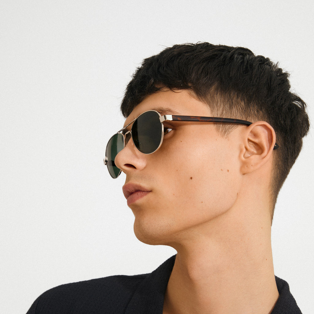CHEVY Sonnenbrille braun/silber