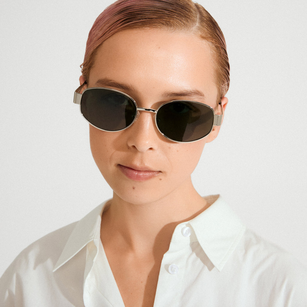 REILLY solbriller brun/sølv
