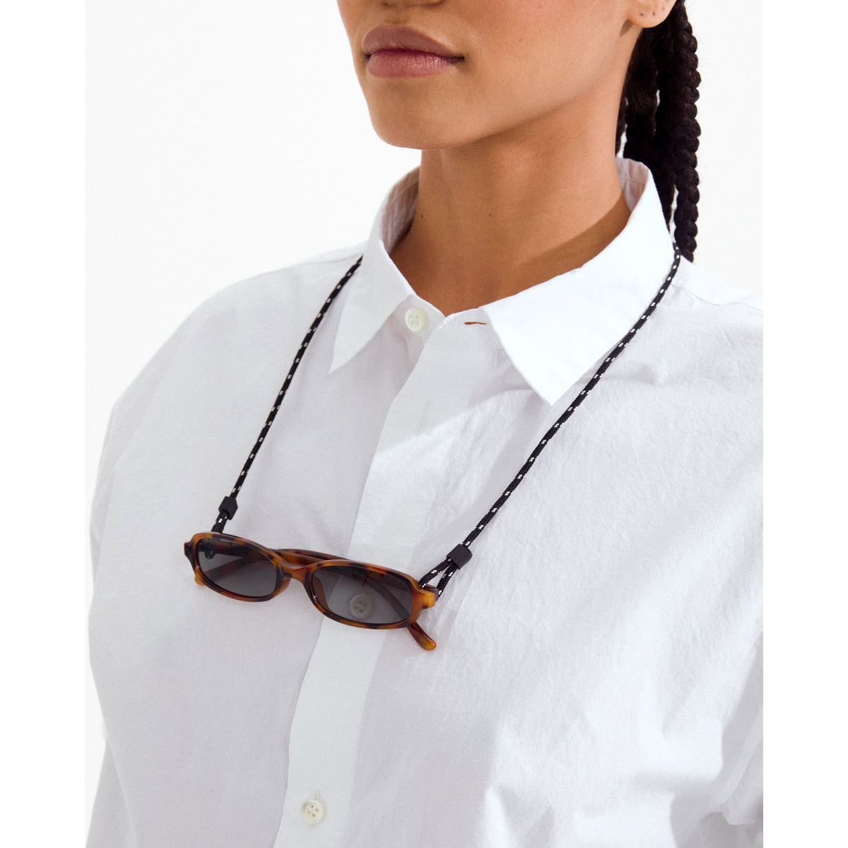 LIORA Weißes Paracord für Sonnenbrillen