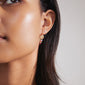 MSF earrings 2-in-1 set gold-plated, featuring gold coin earrings with colorful beads, highlighting craftsmanship and supporting Médecins Sans Frontières.