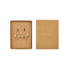 MSF earrings gold-plated
