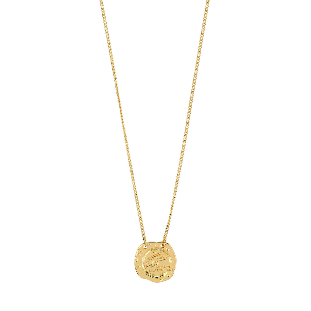 MSF necklace gold-plated