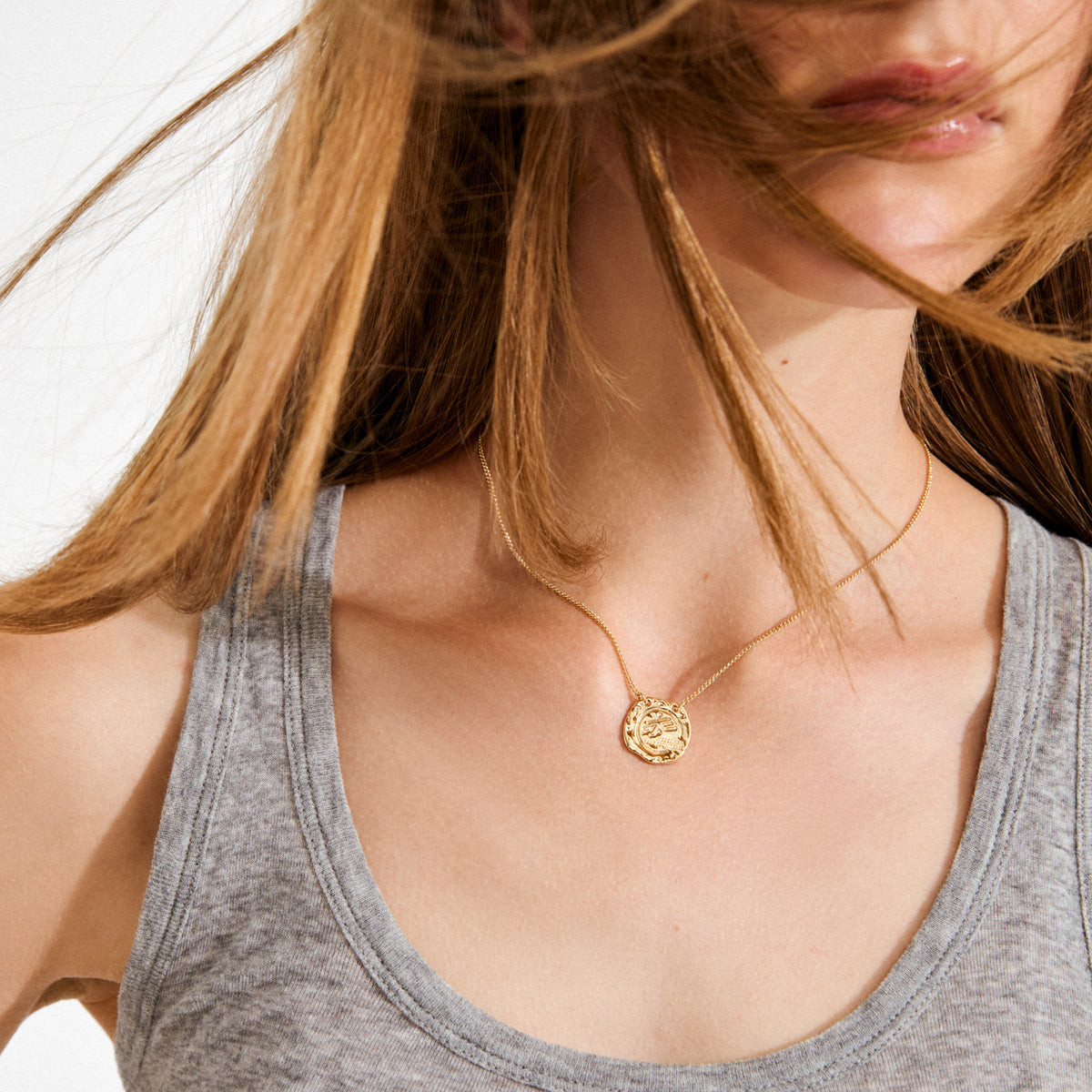 MSF necklace gold-plated