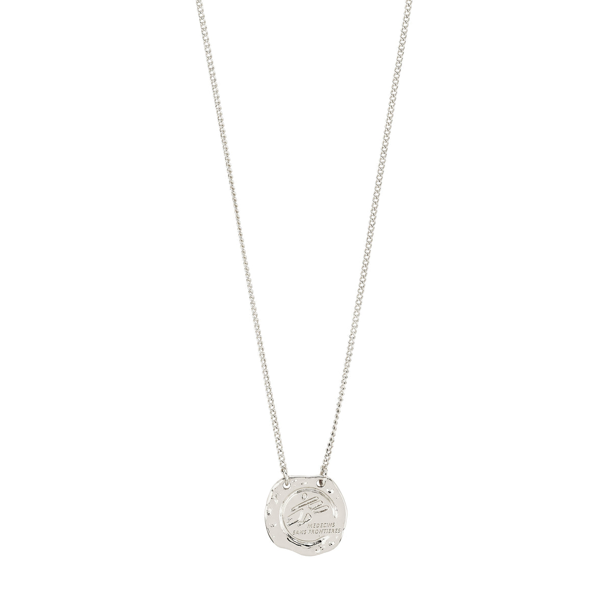 MSF necklace silver-plated