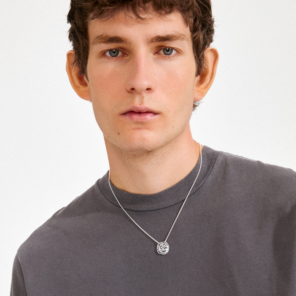 MSF necklace silver-plated
