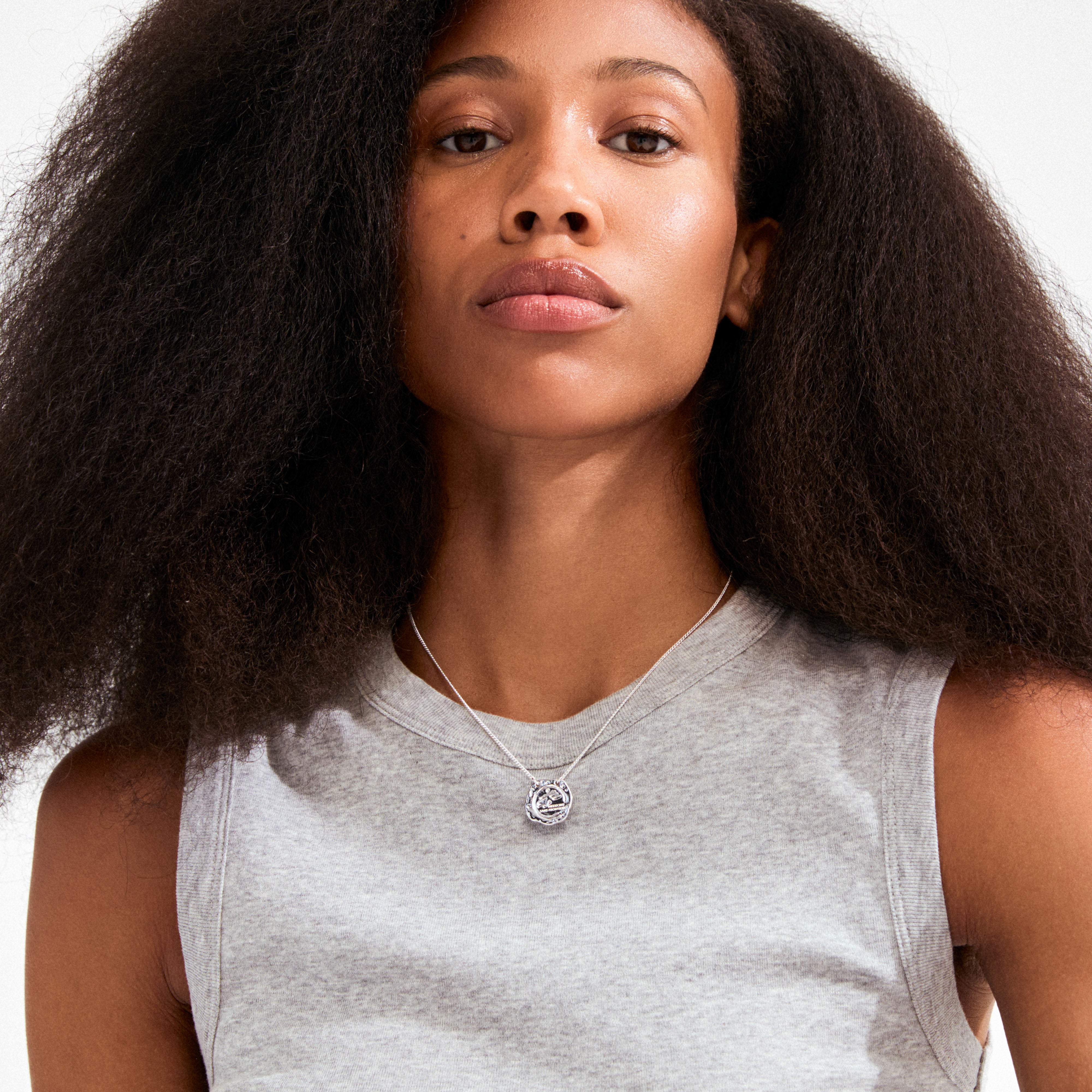 MSF halskjede sølvbelagt