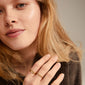 Set of 3 gold-plated stack rings from Pilgrim, featuring a stylish, delicate design. Perfect for creating personalized looks with the Pilgrim stackable series.
