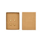 HALO gift set earrings 3-in-1: gold-plated studs and hoops in a kraft box, offering versatile elegance and sustainability with recycled materials. Perfect for gifting or personal style.