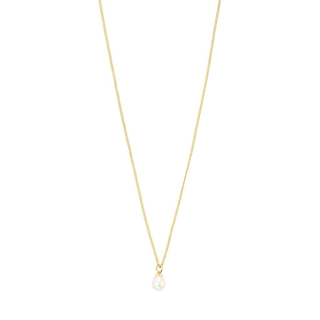 EVENA presentset, halsband & örhängen, guldpläterade