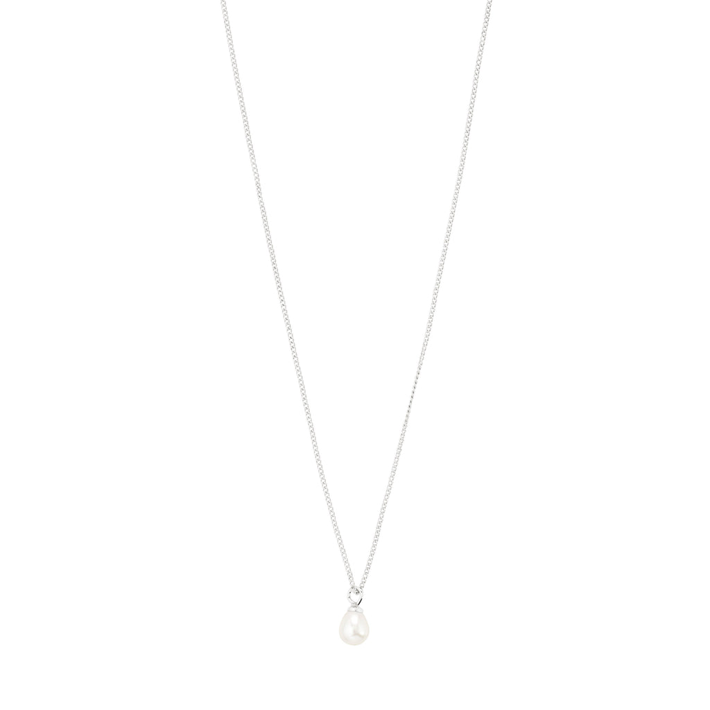 EVENA presentset, halsband & örhängen, silverpläterade