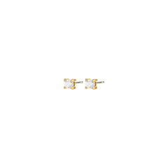 RAVI crystal earstuds gold-plated