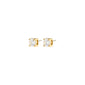 RAVI crystal earstuds gold-plated