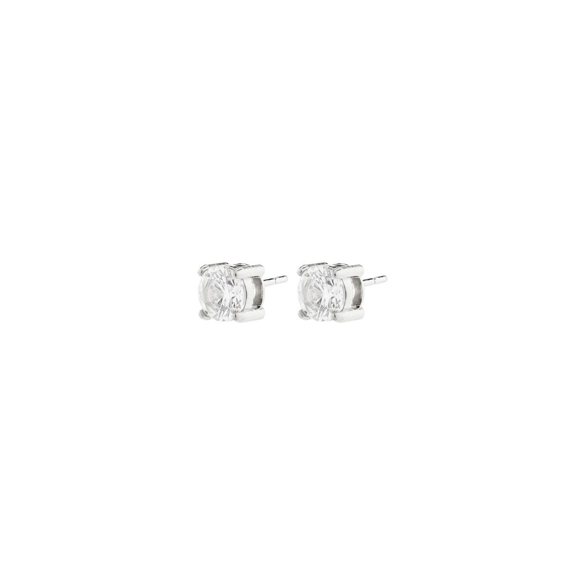RAVI crystal earstuds silver-plated