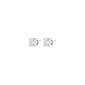 RAVI crystal earstuds silver-plated