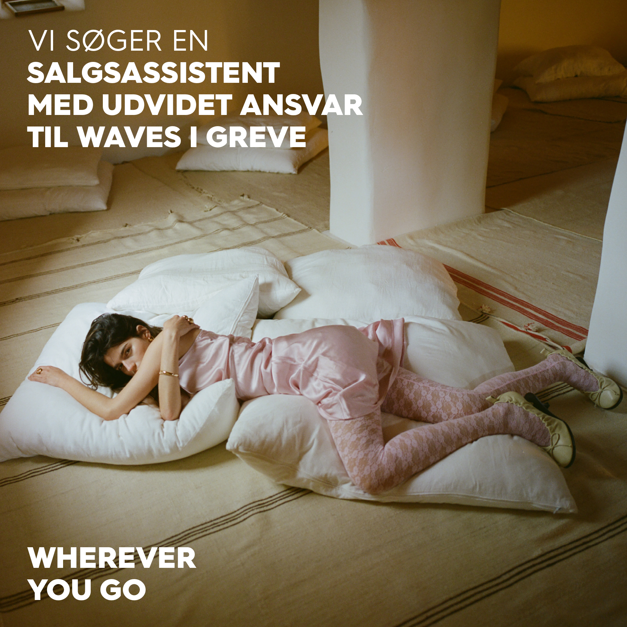 DK salgsassistent deltid MUA Waves novermber 2025