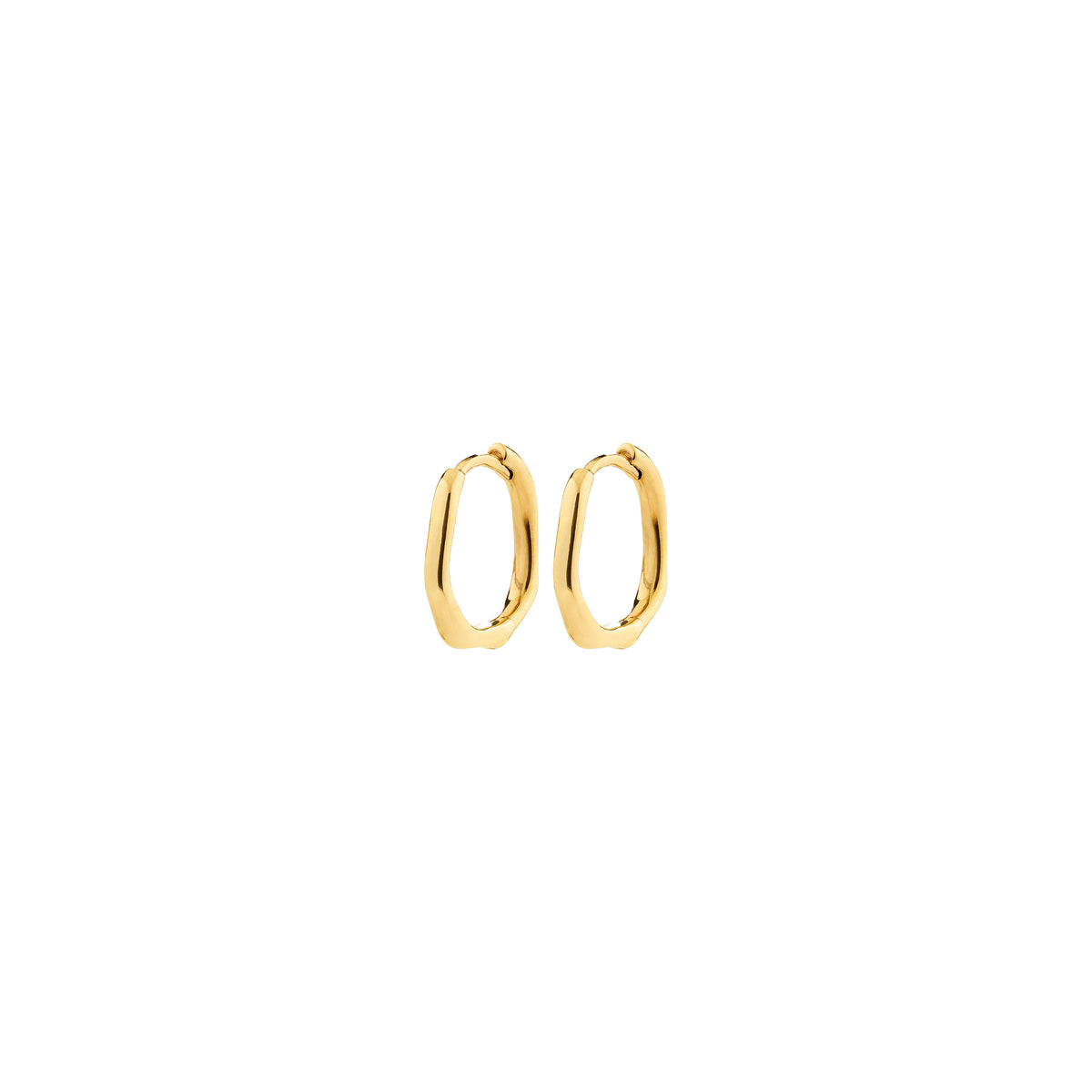 xDEA PAVE HOOP 01, PAIR OF 2