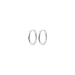 xDEA PAVE HOOP 01, PAIR OF 2