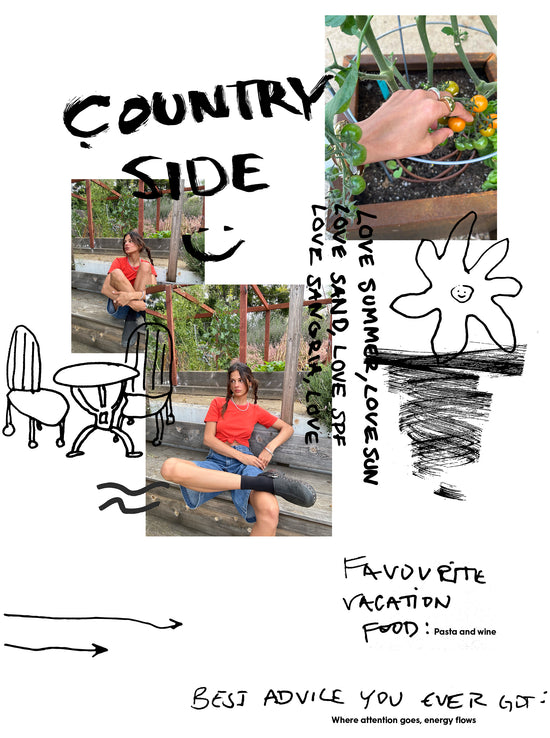 Dajana enjoying the countryside