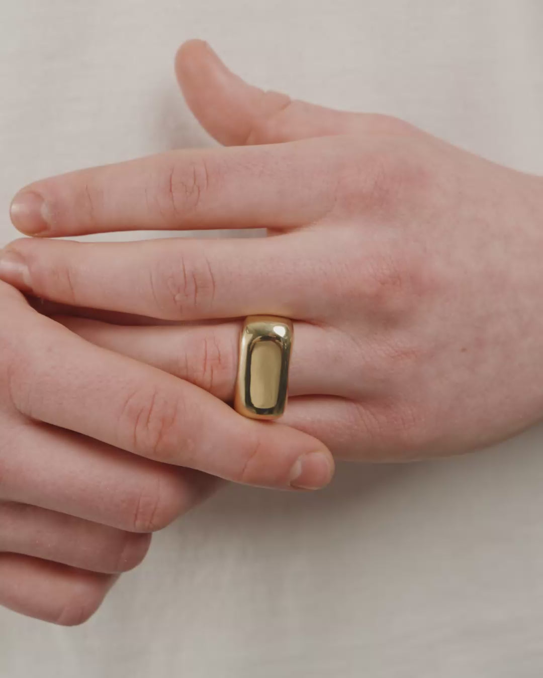 AERO Ring vergoldet