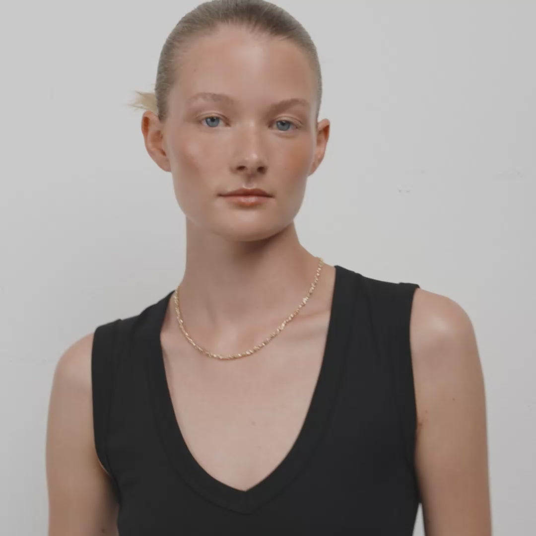 NOVA necklace gold-plated
