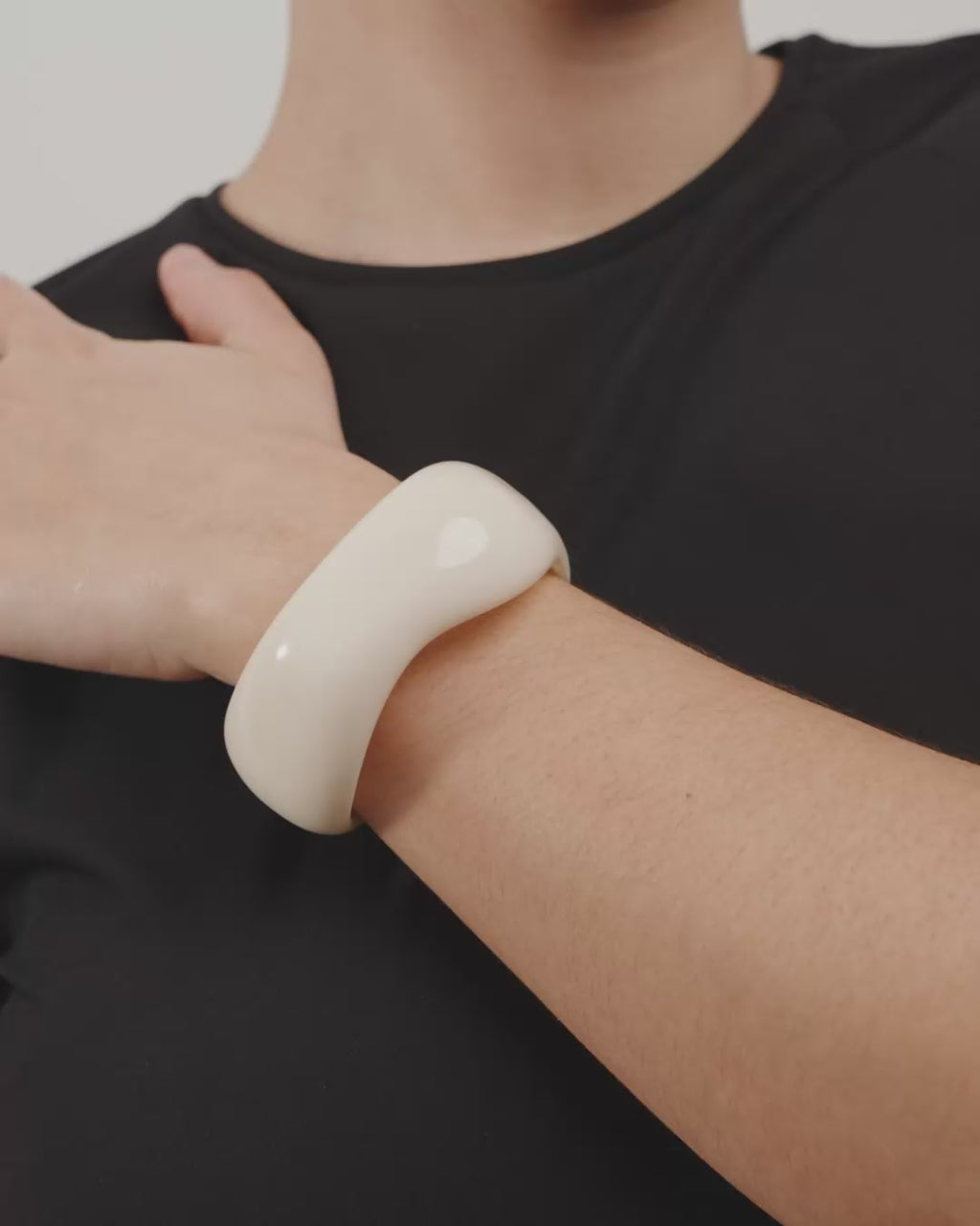 AASE maxi bangle ivory