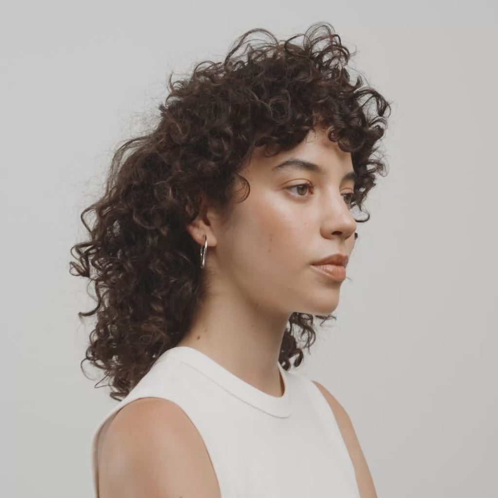 EANNA maxi hoops silver-plated